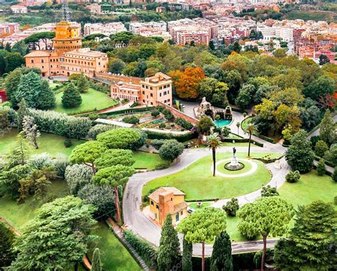 Aerial view of Vatican Gardens — Stock Photo © GekaSkr #61387943