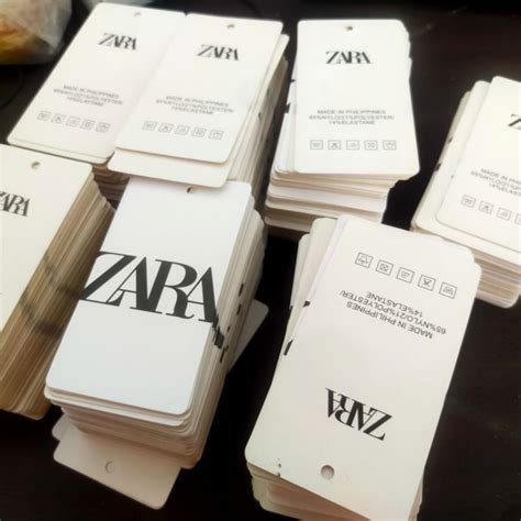 Zara Hang Tags White Shopee Philippines