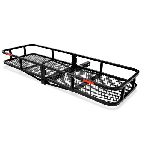 ARKSEN Trailer Hitch Mount Angled Shank Cargo Carrier Luggage Basket