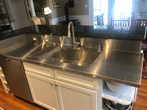 Custom Stainless Steel Countertops For Indoor And Outdoor Kitchen