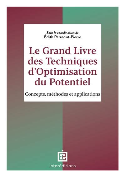 Le Grand Livre Des Techniques D Optimisation Du Potentiel Concepts