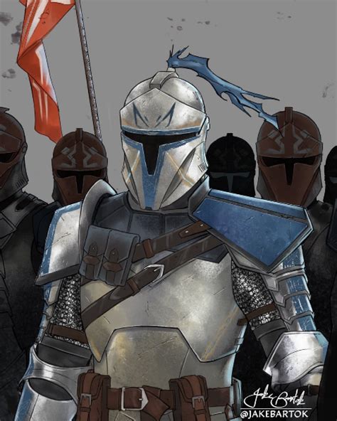 Medieval Captain Rex Art By Jake Bartok Starwars In 2021 Star Wars