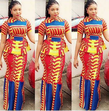 Stunning Ankara Skirt And Blouse Style For Wedding Ceremonies Sisi