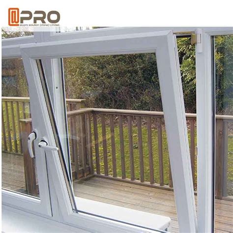 Durable Tilt And Turn Aluminium Windows Swing Open Style Anodized Profile Finish