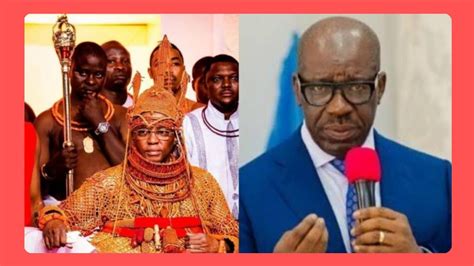 Breaking News Rumbles In Edo As Oba Of Benin Clashes With Obaseki