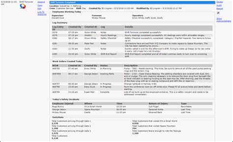 Passdown Log Template Portal Tutorials