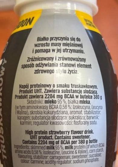 Bakoma Men Shake Z Wysok Zawarto Ci Protein Smak Truskawkowy G