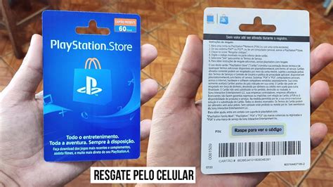 Comprar Gift Card Digital Playstation Store Cart O Presente A Melhor