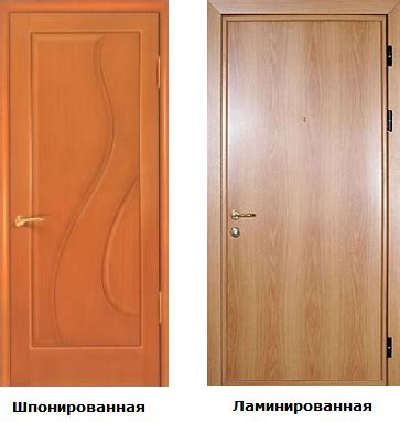 Какие межкомнатные двери выбрать: шпонированные или ламинированные