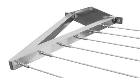 Fixed And Folding Wall Mounted Clotheslines For Coastal Areas