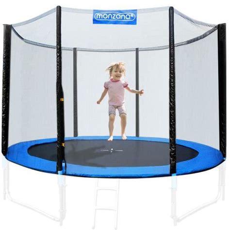 Filet De S Curit Pour Trampoline Poteaux R Seau Dense Entr E