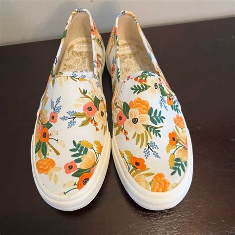 Keds Shoes Keds X Rifle Paper Co Double Decker Meadow Lively Floral