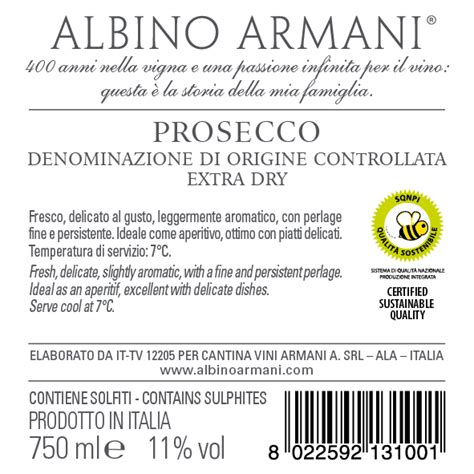 Prosecco DOC Albino Armani