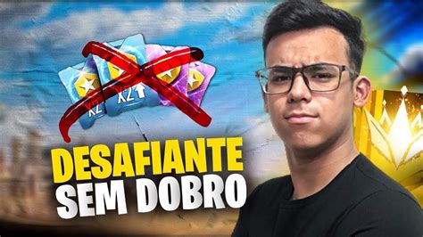 FREE FIRE AO VIVOPEGANDO DESAFIANTE HOJE 5 300 PONTOS RANK