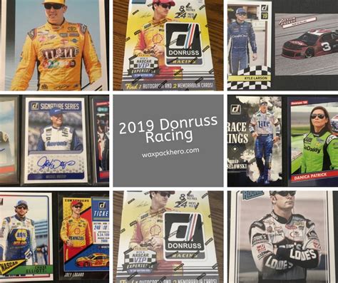 Donruss Racing Set Review Box Break And Checklist Waxpackhero