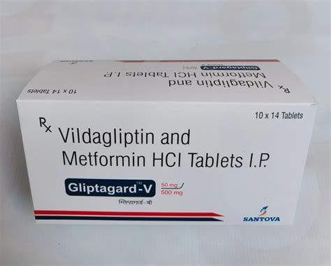 Gliptagard V Mg Vildagliptin Metformin Hcl Tablet Mg At Rs