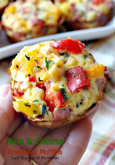 Ham And Cheese Breakfast Muffins IMG 2415 Can T Stay Out Of The Kitchen