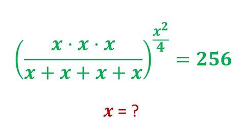 A Math Problem That Has An Interesting Pattern In Exponents And Bases