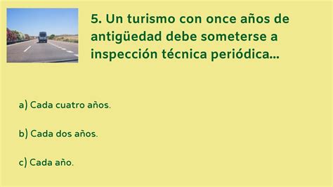 Pregunta 5 de Examen DGT sobre DOCUMENTACIÓN YouTube