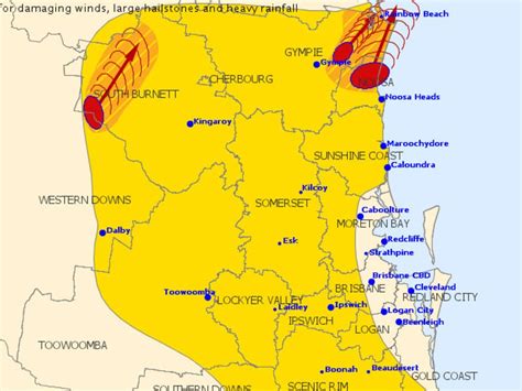 Brisbane Weather Severe Thunderstorms Sweep Through Southeast Qld The Courier Mail