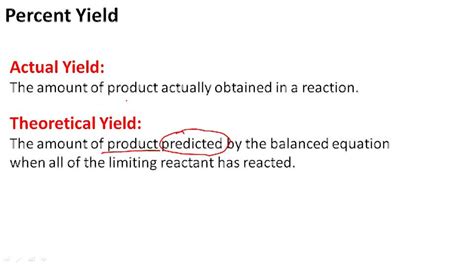 Percent Yield - Overview ( Video ) | Chemistry | CK-12 Foundation