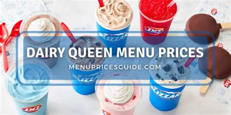 Dairy Queen Menu Prices