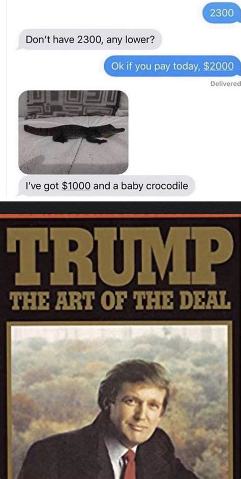 Art of the deal : r/meme