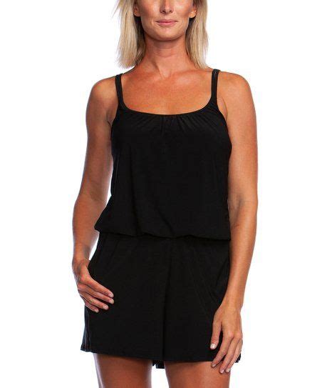 Maxine Black Swim Romper Women Rompers Women Rompers Fashion Romper