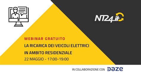 Iscriviti Al Webinar La Ricarica Dei Veicoli Elettrici