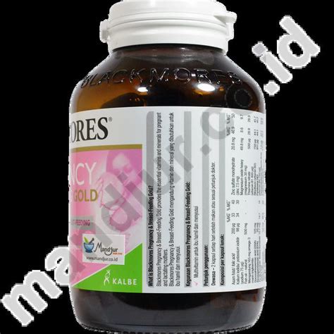 Jual Vitamin Bumil Blackmores Pregnancy Breastfeeding Gold Isi