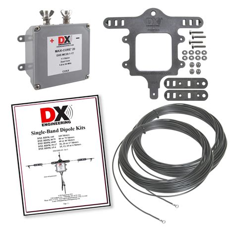 Dx Engineering Dxe Rdpk 6040 Dx Engineering Single Band Dipole Antenna Kits Dx Engineering