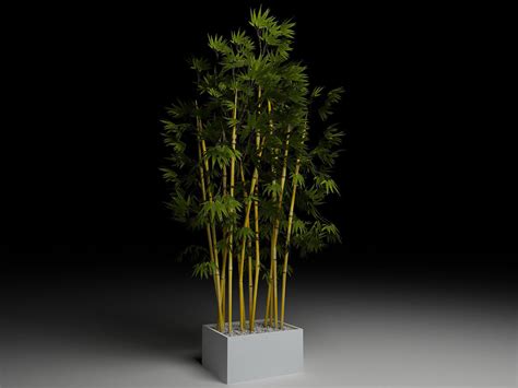 Bamboo 3d Model Game Ready Max Obj