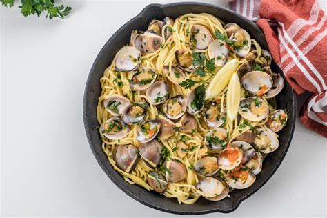 Recette Linguine Alle Vongole Pâtes Aux Palourdes