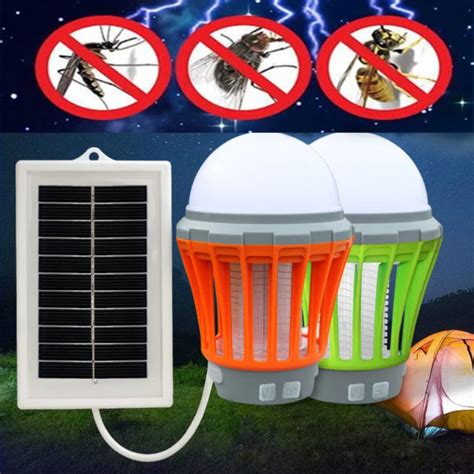 Solar Powered Mosquito Killer Best Natural Environmentally Lamp Insect