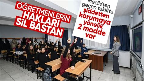 Öğretmenlik Mesleği Kanunu Teklifi TBMM de Kabul Edildi Öğretmene