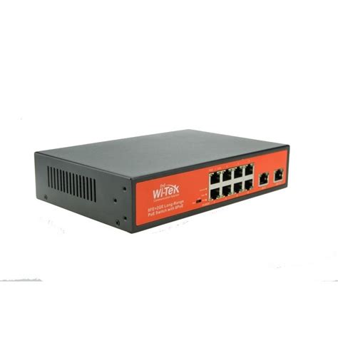 Wi Tek Wi Ps G Poe Switch Port Mbps Port Gigabit Poe At