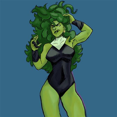 ArtStation - [OLD ART] She-hulk fanart