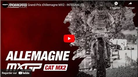 MOTOCROSS Allemagne Teutschenthal l intégrale vidéo MX2 avec