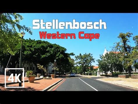 Virtual Drive Stellenbosch Beautiful University Town Western Cape