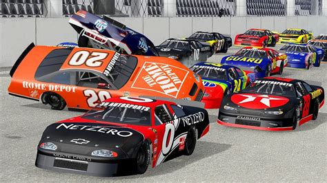 Nascar Racing Crashes 32 Beamng Drive Youtube