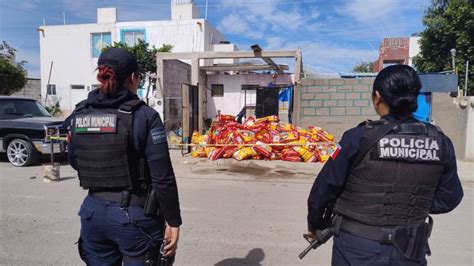 Policía Municipal de San Juan del Río recuperó mercancía robada detuvo