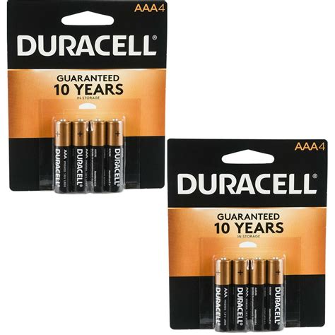 Duracell Aaa Batteries Alkaline Copper Top Heavy Duty 8 Pcs