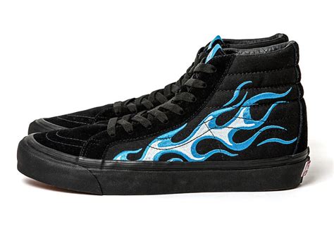 国内定価より UK8 26 5cm Vans Vault x WTAPS OG SK8 Hi LX Blue Flame バンズ ブルー