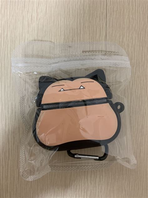 Snorlax Pokemon AirPods Pro Silicon Case Mobile Phones Gadgets