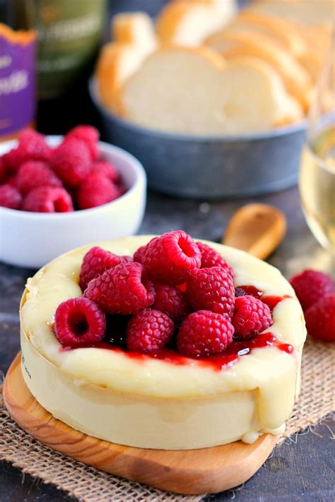 Raspberry Baked Brie Recipe Cart