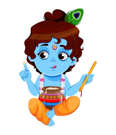 Baby Krishna Vector Art, Icons, and Graphics for Free Download