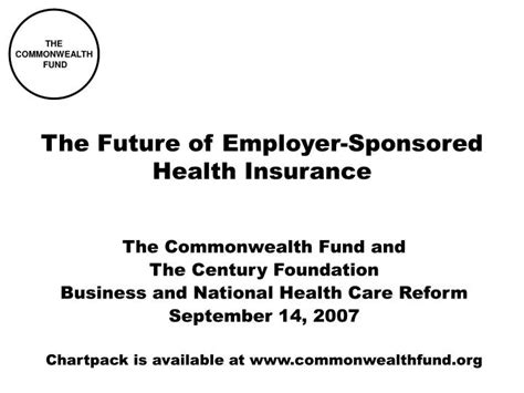 PPT The Future Of Employer Sponsored Health Insurance PowerPoint