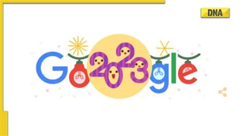 Happy New Year 2023: Google marks new year day with special doodle