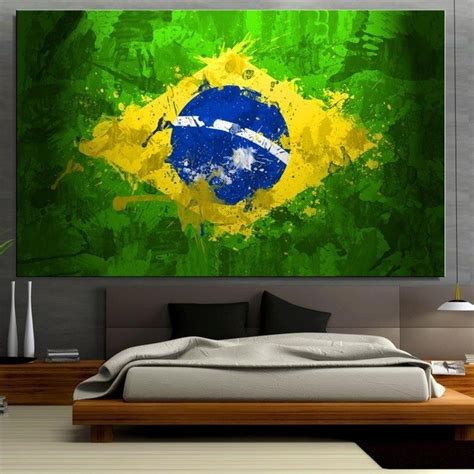 Brazil Flag Painting at PaintingValley.com | Explore collection of ...