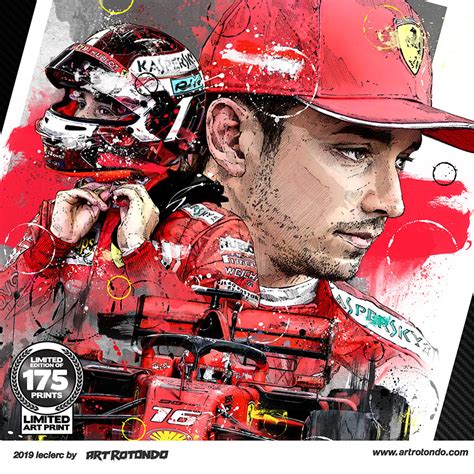 F1 Art Charles Leclerc Charles Leclerc 2019